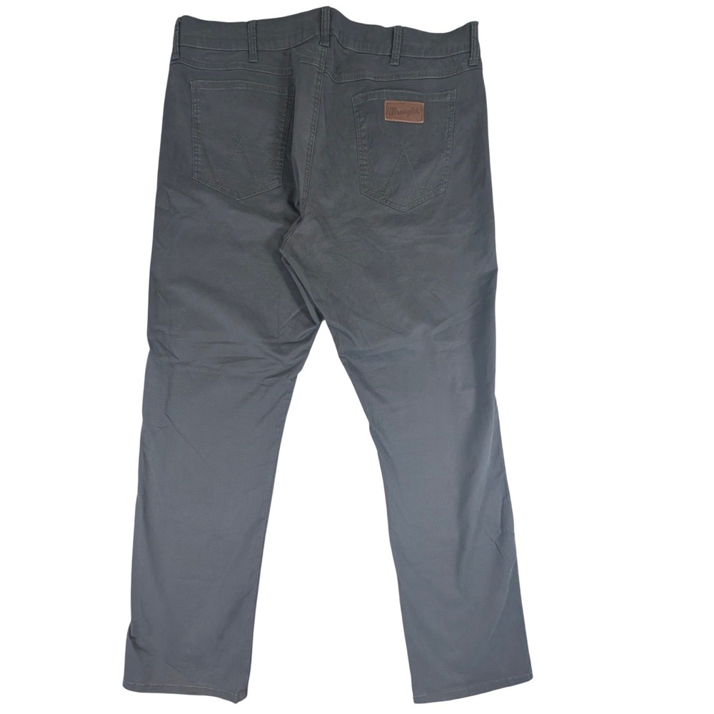 Wrangler Retro Slim Straight Charcoal Gray Pants 40x34 Fits 41 Mens Stretch - Picture 4 of 11